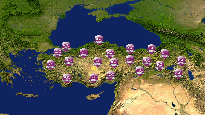 81 İl / 973 İlçe